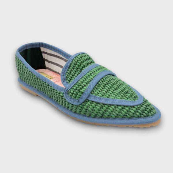 Moc. Punta Rafia Verde - Vivo Jeans