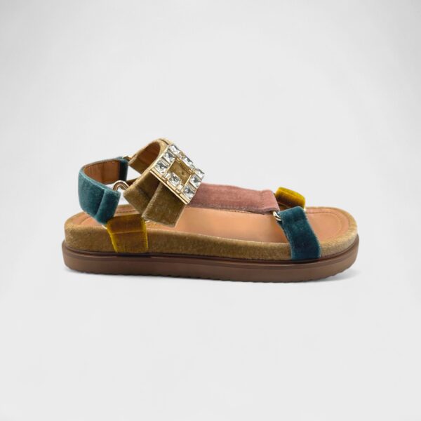 Lecce Sandalia Beige Multi