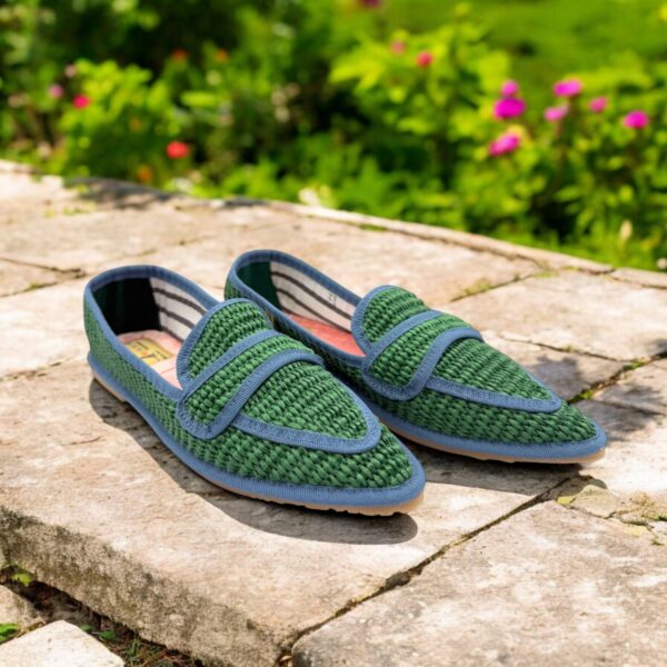Moc. Punta Rafia Verde - Vivo Jeans - Imagen 3