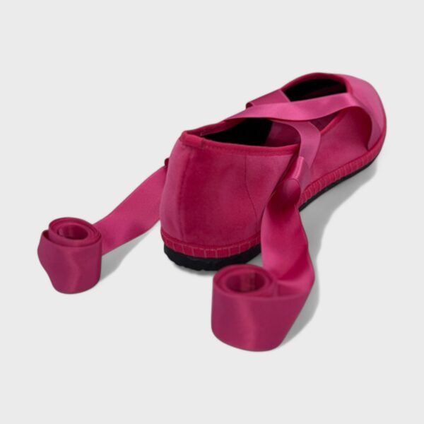 Greta Cintas Velluto Fucsia - Imagen 3