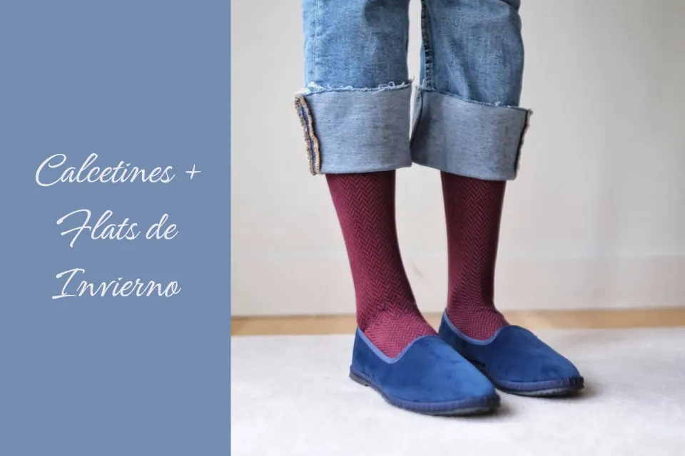 Calcetines + Flats en invierno
