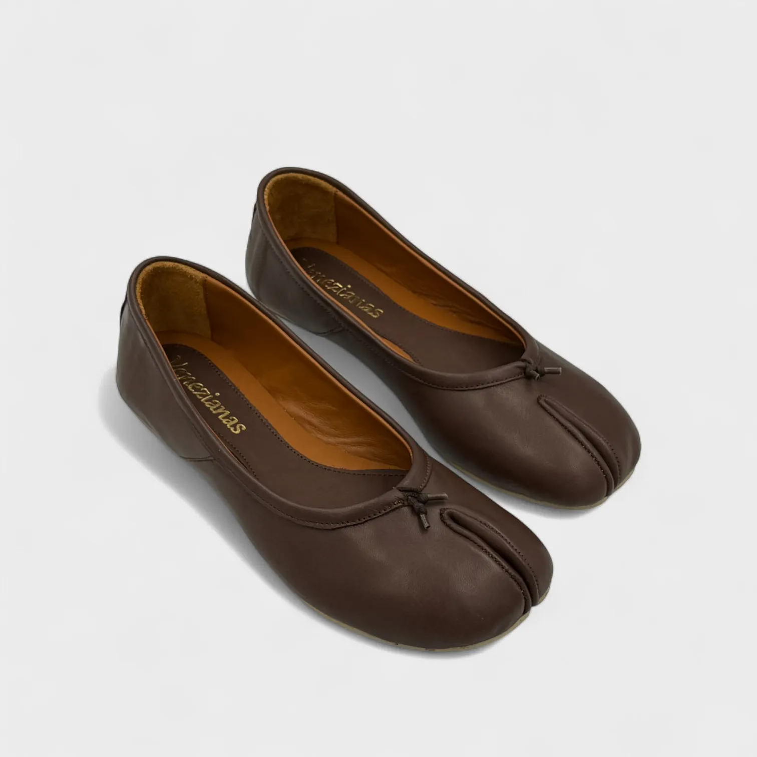 Tabi Venezianas Nappa Brown