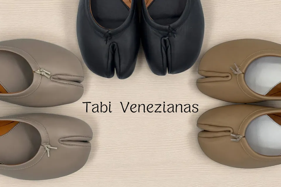 Tabi Venezianas: inspiración japonesa y diseño italiano